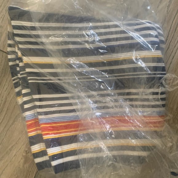 NWT LANDS' END FINE GAUGE OTTMAN STRIPED SKIRT SEEP SEA PXXS - Picture 13 of 13